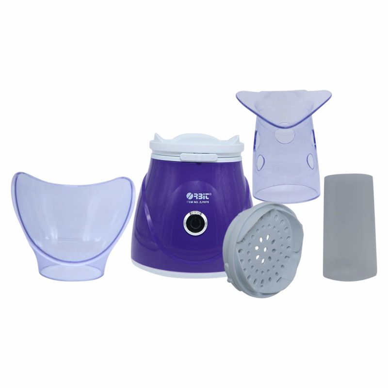 Orbit 2 in 1 Safe nasal and Facial Steamer For Home Spa Face - Purple