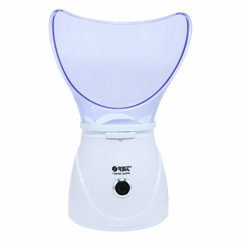 Orbit 2 in 1 Safe nasal and Facial Steamer For Home Spa Face and Nose - WHITE