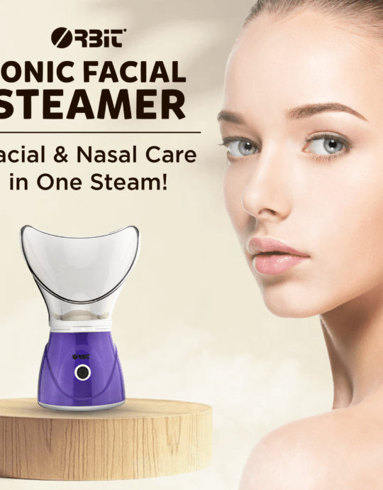 Orbit 2 in 1 Safe nasal and Facial Steamer For Home Spa Face - Purple