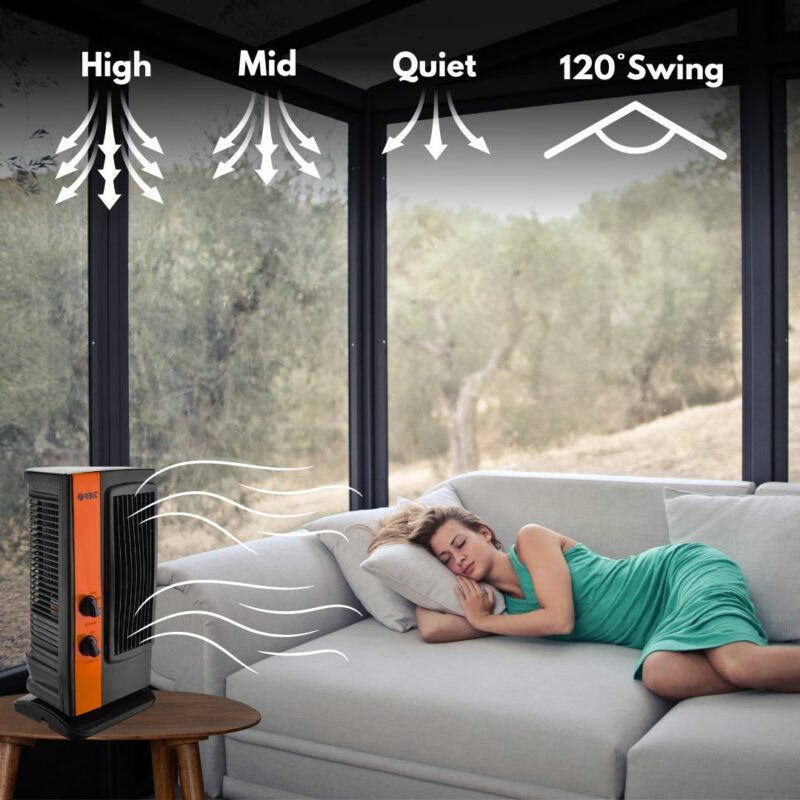Orbit Oscillating Tower Fan Mini & Rechargeable Electric Chopper