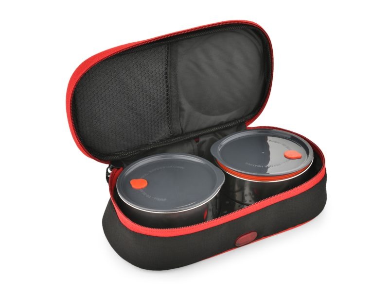 Orbit 740 ml 2 Compartments Electric Lunch Box  (Conduction Heat Lunch Box)