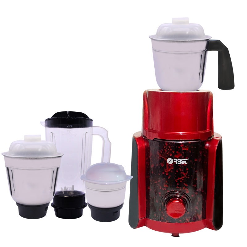 Orbit Wega Metallic 4 Jars Mixer and grinder 750W 1HP