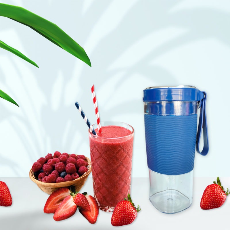 Orbit USB Rechargeable Multifunctional 450ml Mini Portable Automatic Blender Juicer cum Sipper
