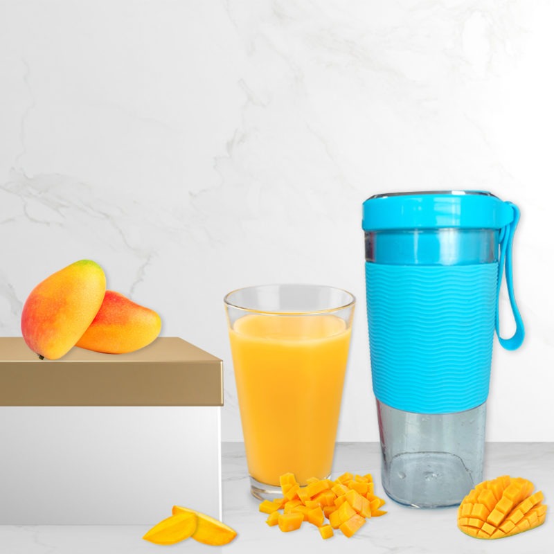 Orbit USB Rechargeable Multifunctional 450ml Mini Portable Automatic Blender Juicer cum Sipper