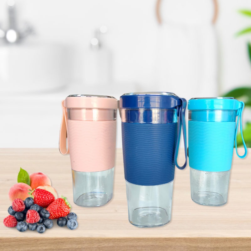 Orbit USB Rechargeable Multifunctional 450ml Mini Portable Automatic Blender Juicer cum Sipper