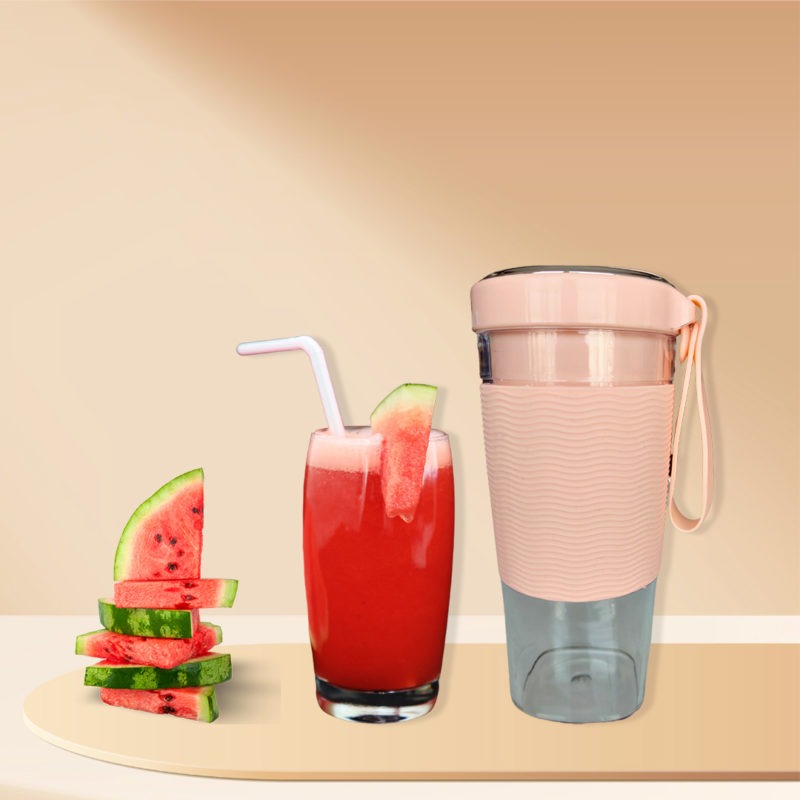 Orbit USB Rechargeable Multifunctional 450ml Mini Portable Automatic Blender Juicer cum Sipper