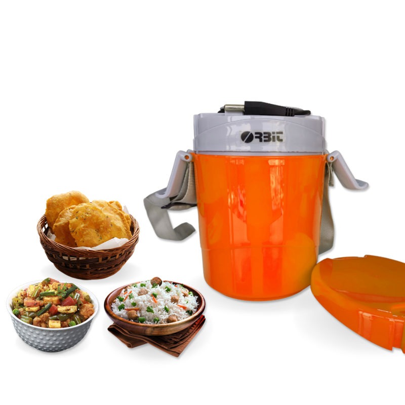 Orbit Hot Lex Stainless Steel Electric Lunch Box