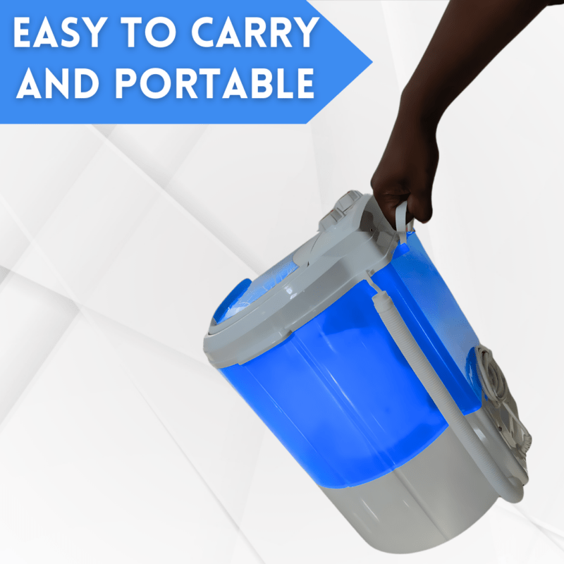 Orbit Electric Mini Portable Washing Machine with Spin Dryer Portable Single Tub Washer, 3 kg Single-Tub, For Baby Clothes and Small Items