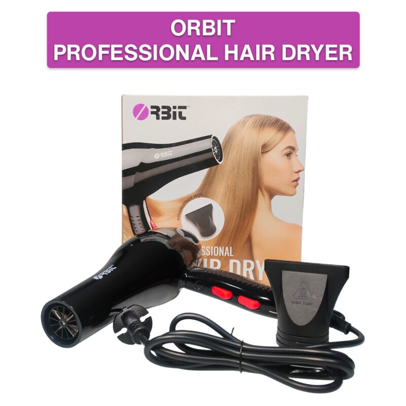 Orbit Professional Hair Dryer 2200 Watts with Overheat Protection