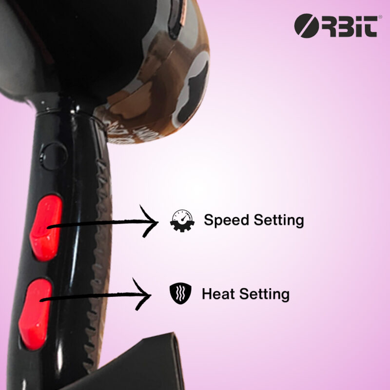 Orbit Professional Hair Dryer 2200 Watts with Overheat Protection