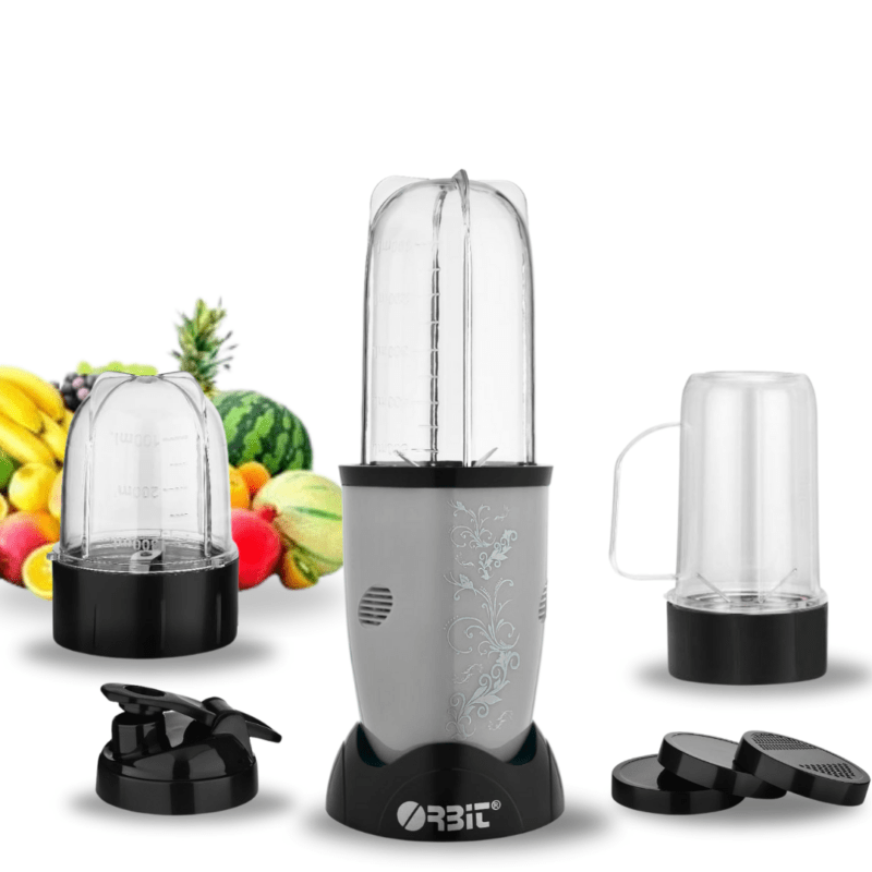 Orbit Bullet Mixer Grinder Blender with 3 Jars