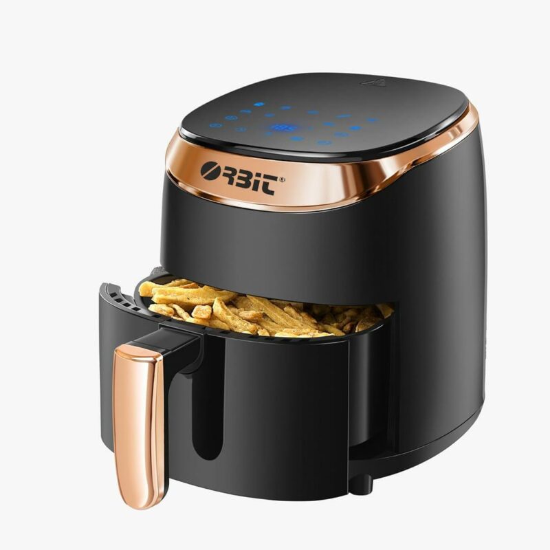 Orbit Air Fryer 1200 Watts, 4.2-Liter Capacity - Non-Stick Basket, Rapid Air Technology, Digital Display | Dishwasher Safe