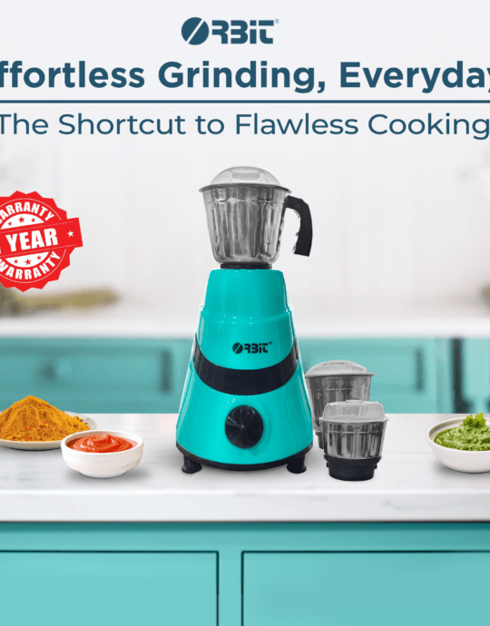 Orbit Magnite 550W 3 jar mixer grinder - 1 year warranty