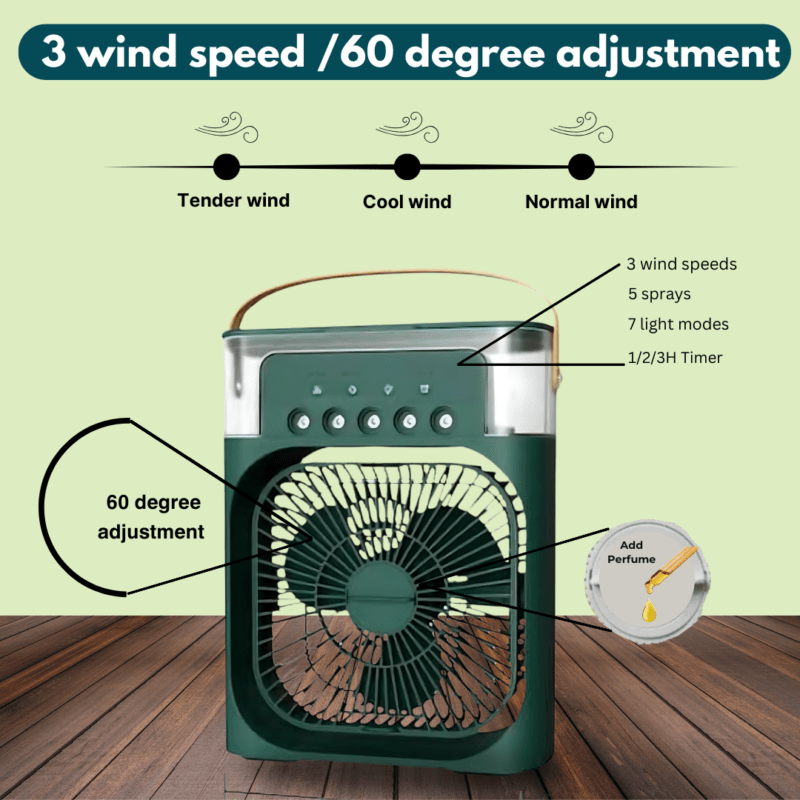 Orbit Mini Air Cooler Fan & Humidifier