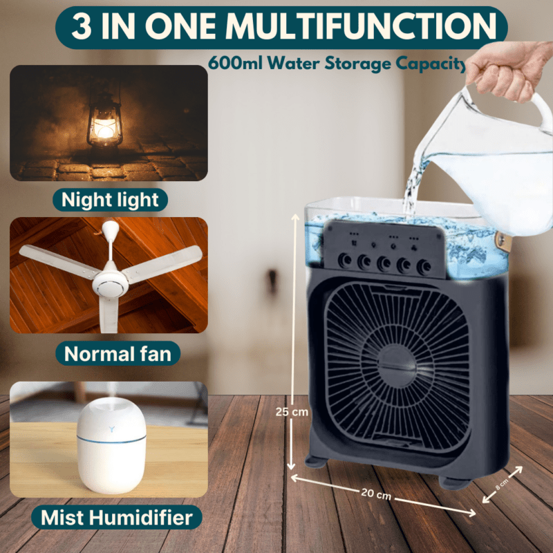 Orbit Mini Air Cooler Fan & Humidifier