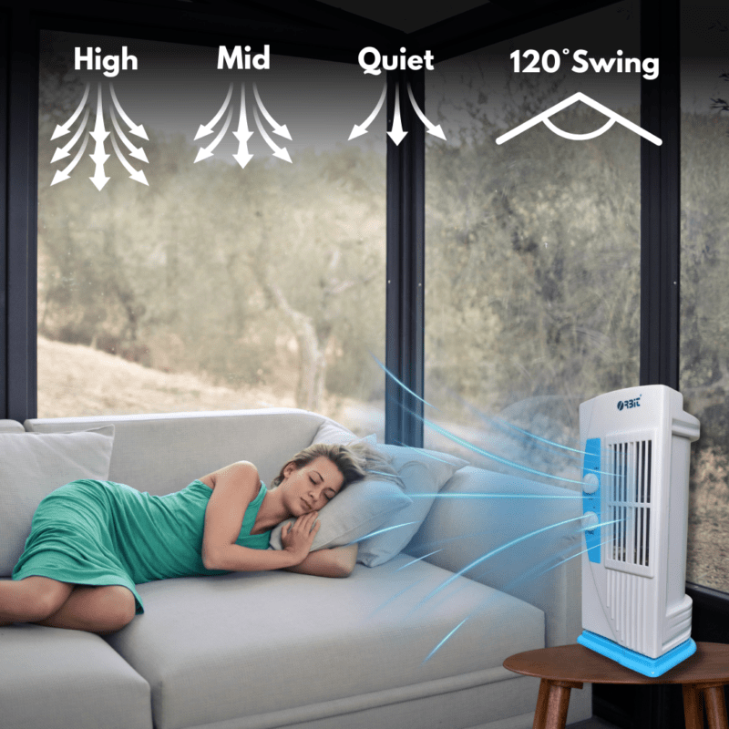 Orbit Multipurpose Oscillating Mini Tower Fan
