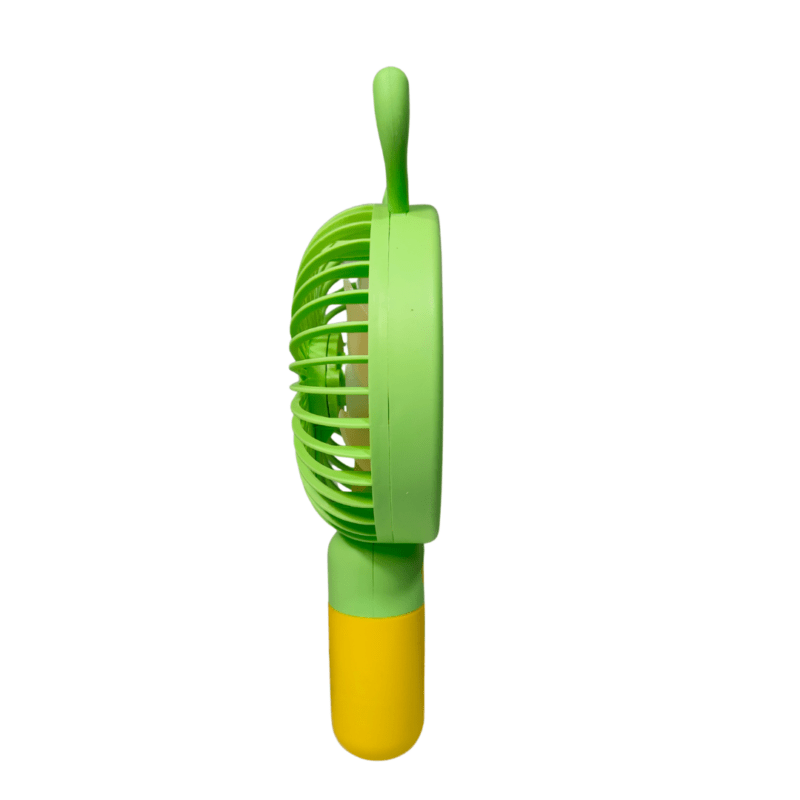 Cartoon Mini Handheld Rechargeable Fan – USB Powered | Compact & Portable with Stand