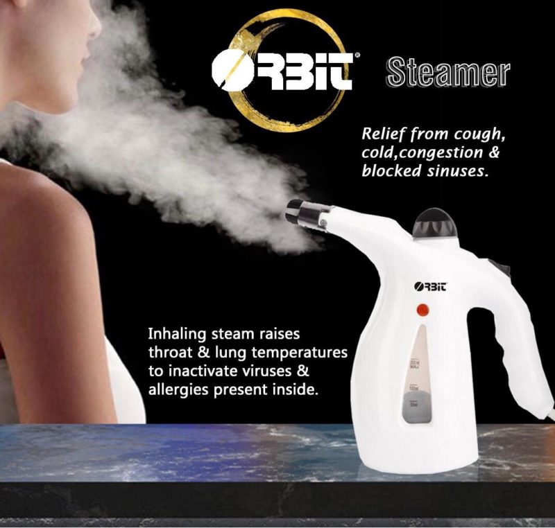 Orbit Handheld Garment Steamer & Facial Steamer (White)