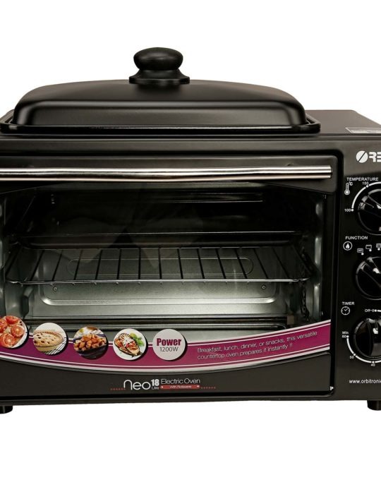 Orbit Neo 18 Litre 1200-W Electric Convection OTG Oven Toaster Grill (Black)