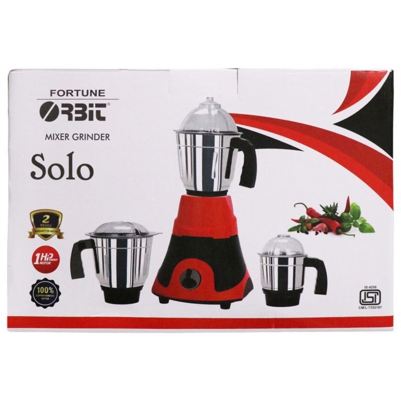 Mixer Grinder ( Solo) 750 W With 3 Jars